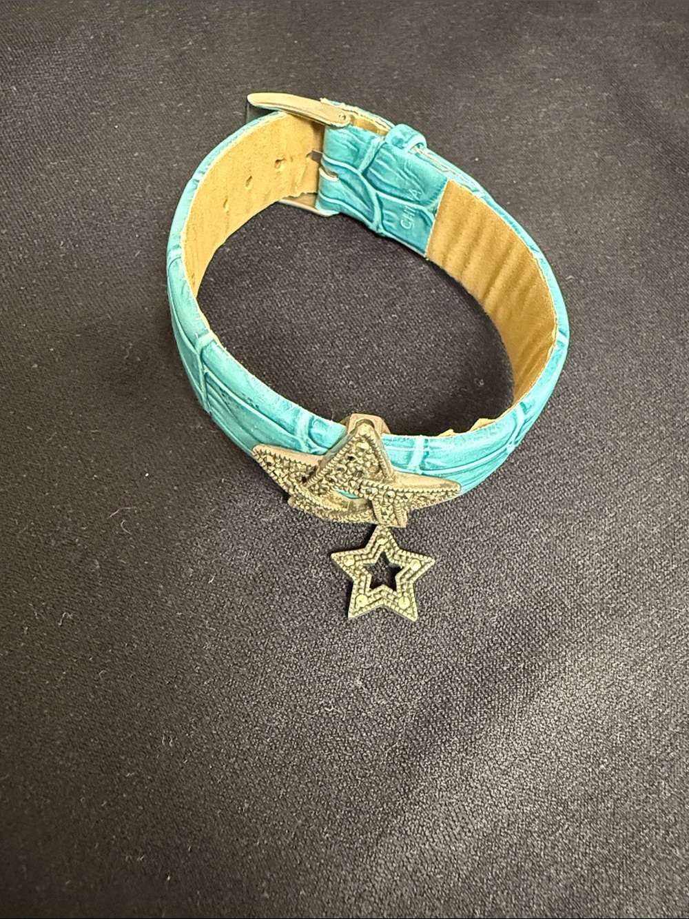 Genuine Leather Sterling Star Strap